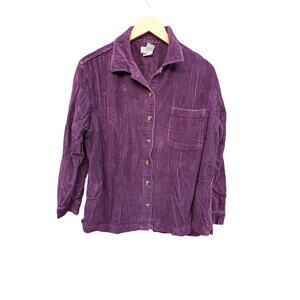 Vintage L.L. Bean Chore Jacket Farm Utility Preppy Homestead Fall Purple L Women